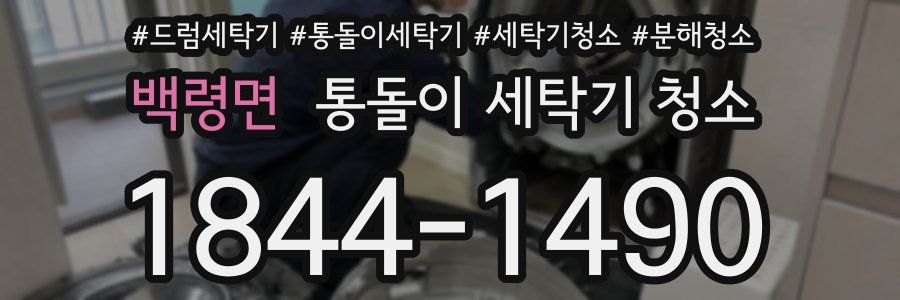 백령면 통돌이 세탁기 청소
