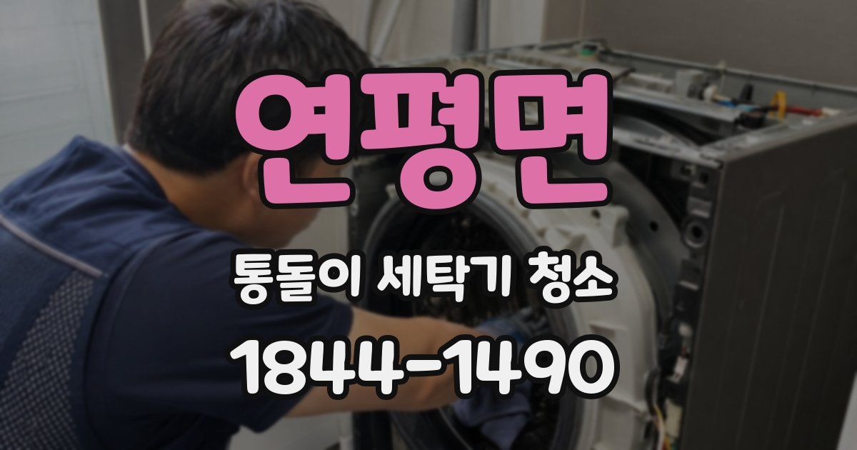 연평면 통돌이 세탁기 청소