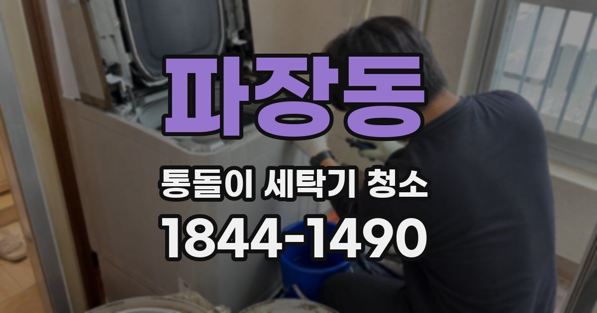 파장동 통돌이 세탁기 청소