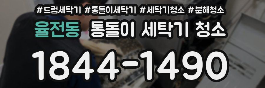 율전동 통돌이 세탁기 청소