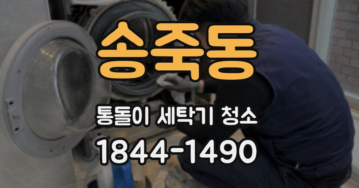 송죽동 통돌이 세탁기 청소