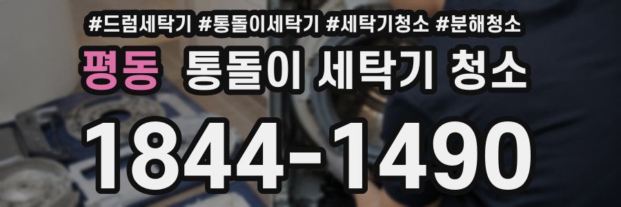 평동 통돌이 세탁기 청소