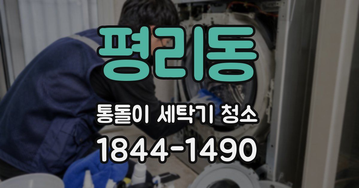 평리동 통돌이 세탁기 청소