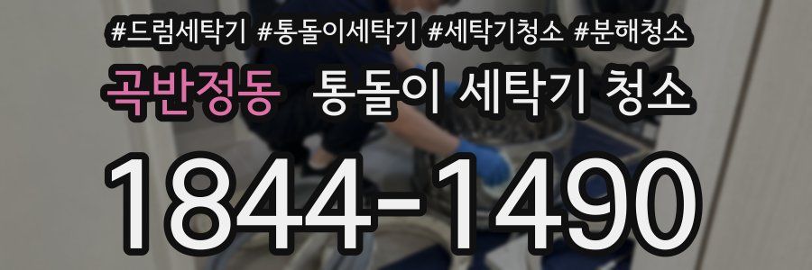 곡반정동 통돌이 세탁기 청소