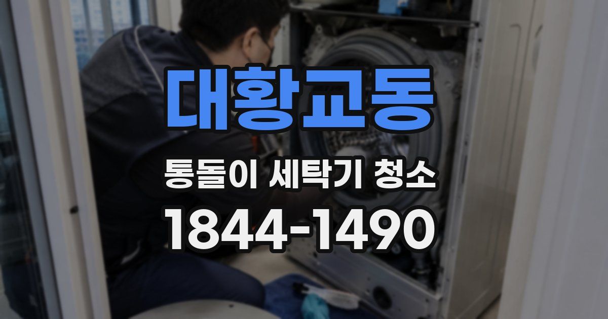 대황교동 통돌이 세탁기 청소