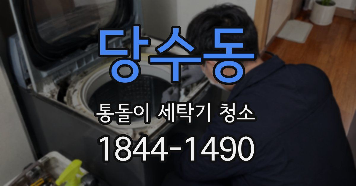 당수동 통돌이 세탁기 청소