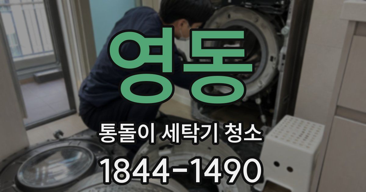 영동 통돌이 세탁기 청소