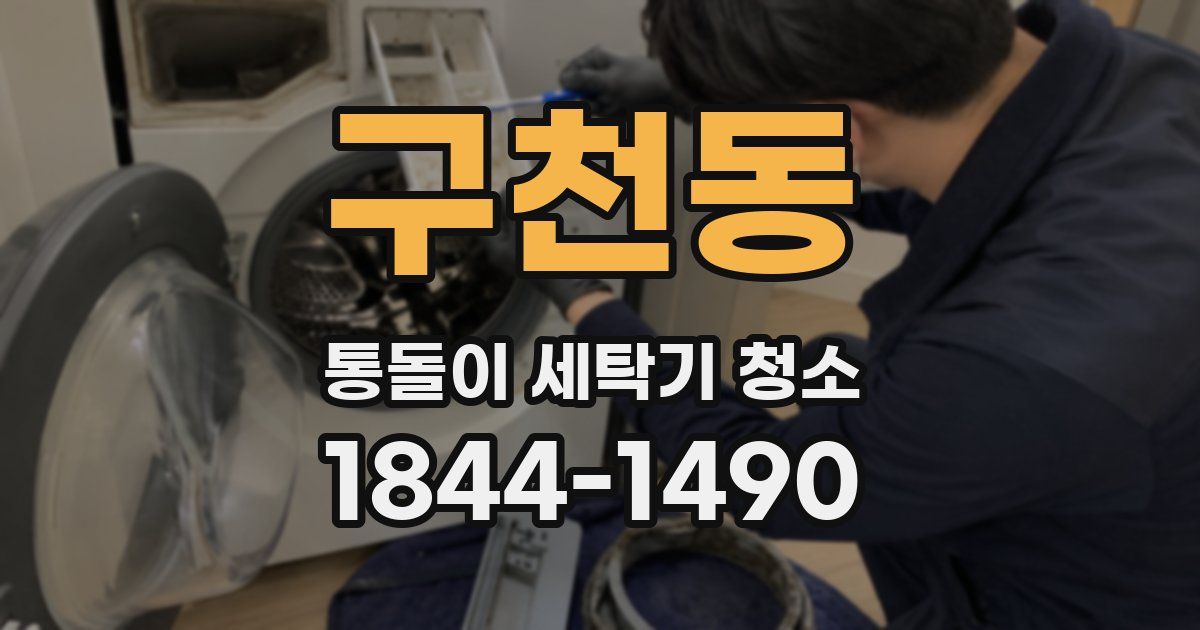 구천동 통돌이 세탁기 청소