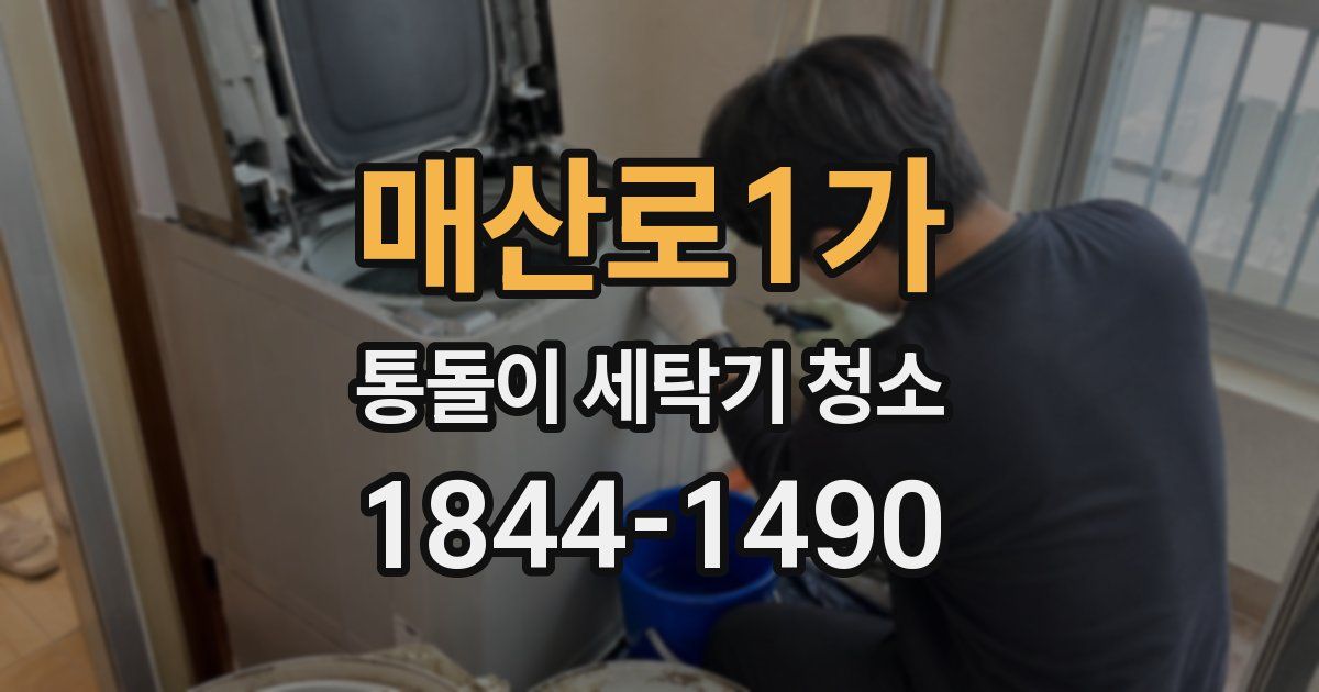 매산로1가 통돌이 세탁기 청소