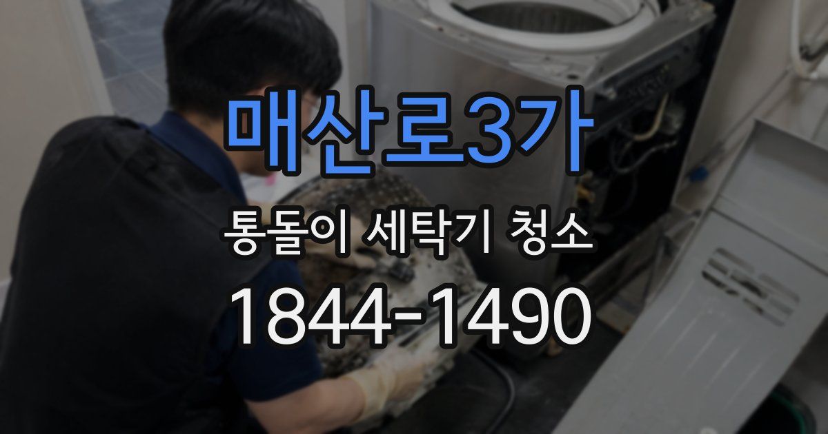 매산로3가 통돌이 세탁기 청소