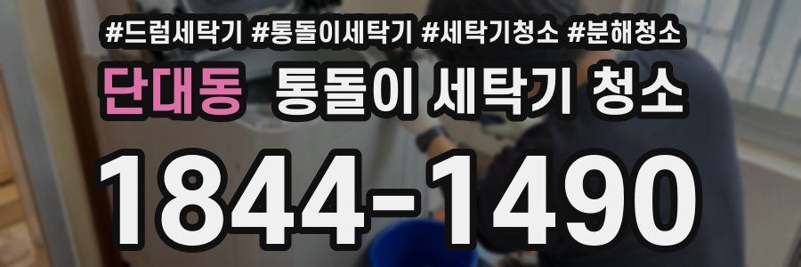 단대동 통돌이 세탁기 청소