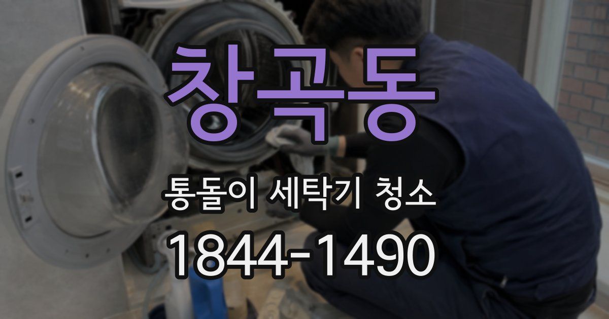 창곡동 통돌이 세탁기 청소