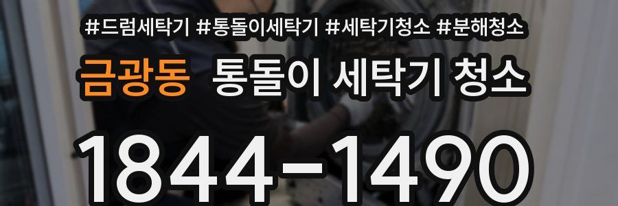 금광동 통돌이 세탁기 청소
