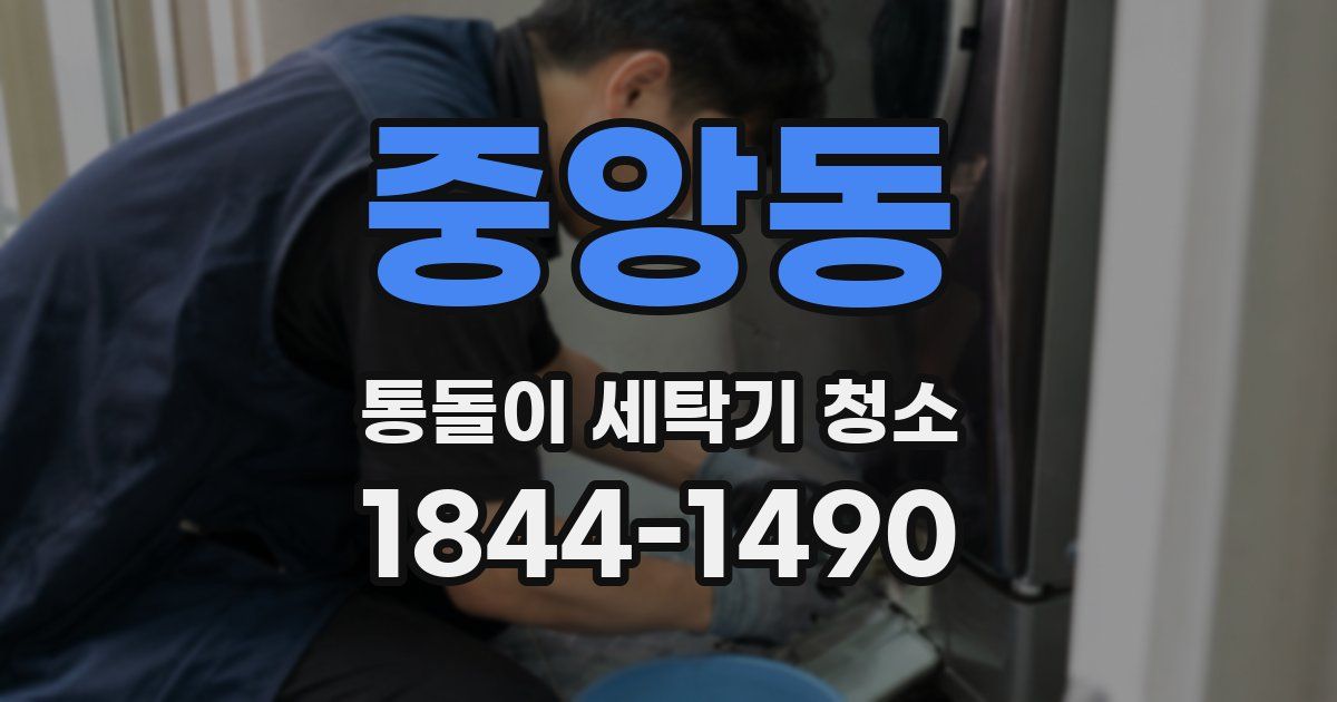 중앙동 통돌이 세탁기 청소