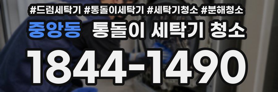 중앙동 통돌이 세탁기 청소