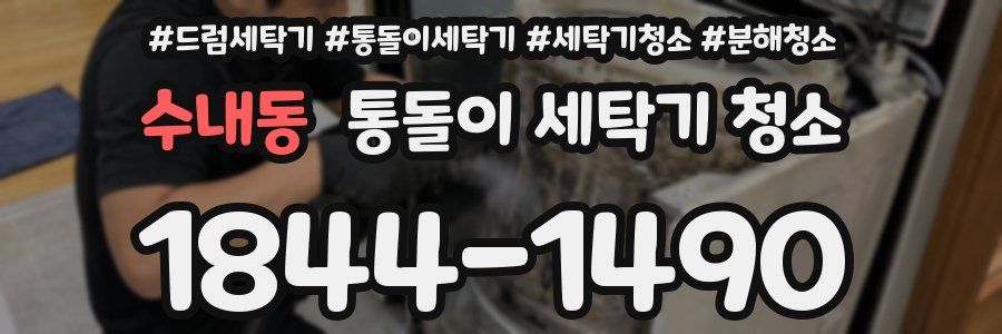 수내동 통돌이 세탁기 청소