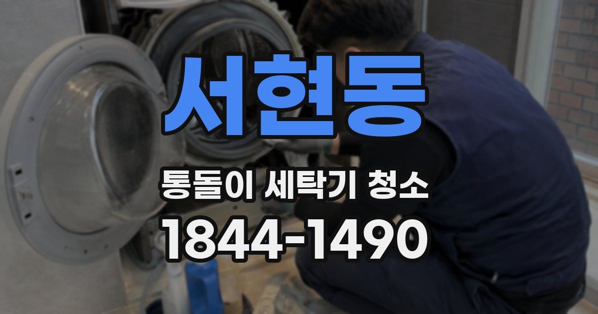 서현동 통돌이 세탁기 청소