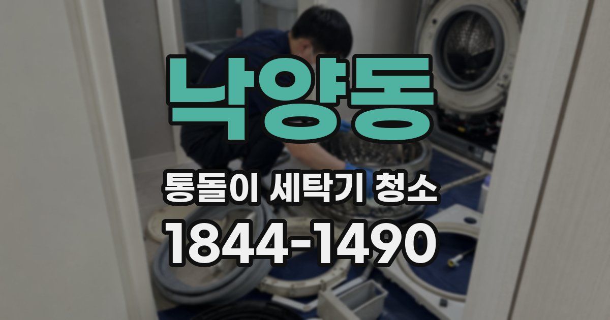 낙양동 통돌이 세탁기 청소