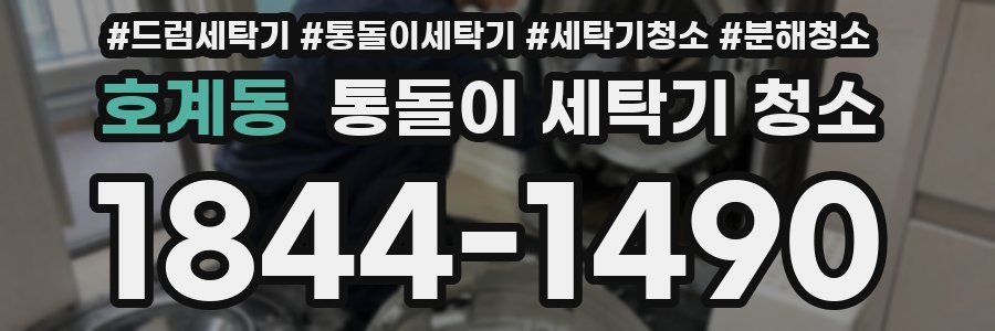 호계동 통돌이 세탁기 청소