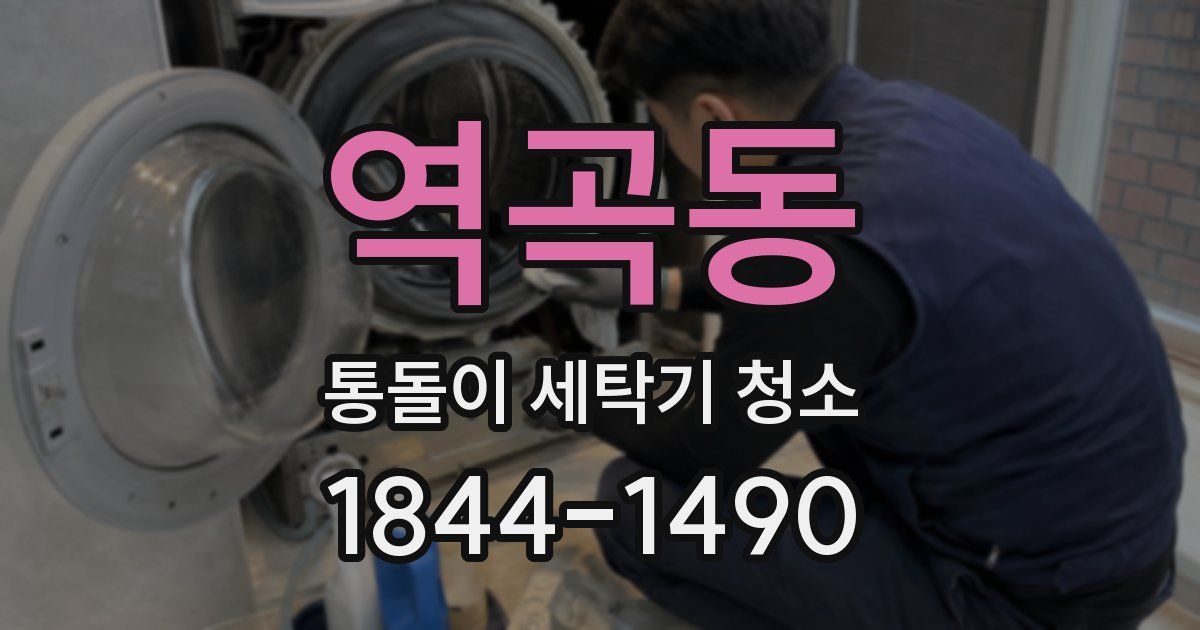 역곡동 통돌이 세탁기 청소