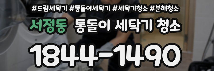 서정동 통돌이 세탁기 청소