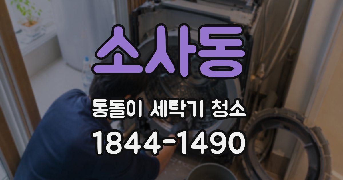 소사동 통돌이 세탁기 청소