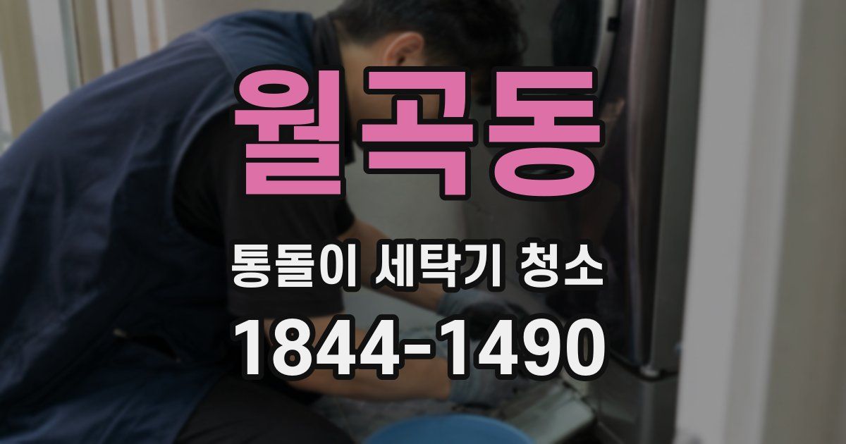 월곡동 통돌이 세탁기 청소