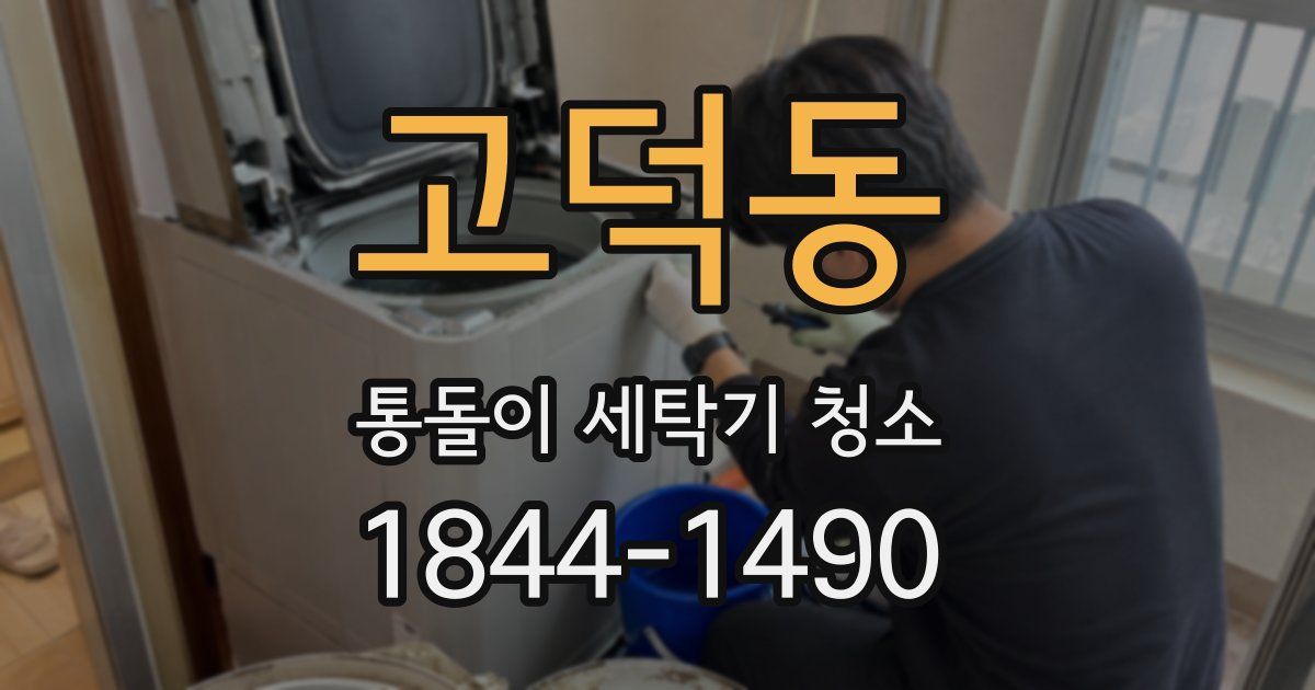 고덕동 통돌이 세탁기 청소
