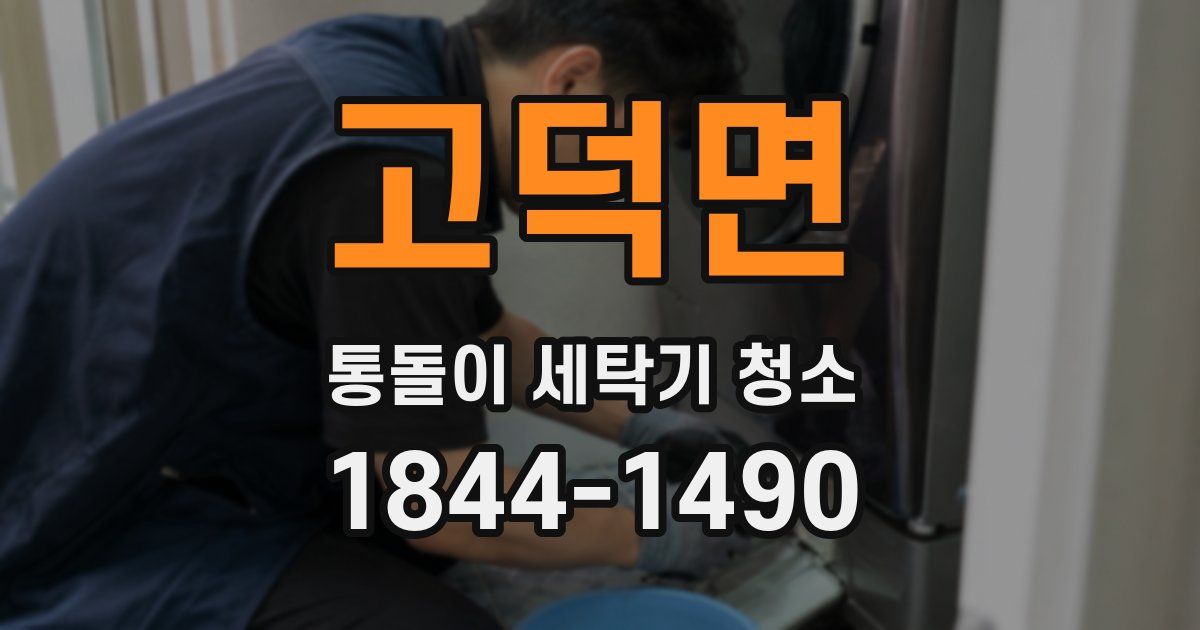 고덕면 통돌이 세탁기 청소