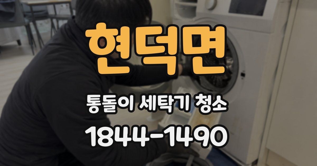 현덕면 통돌이 세탁기 청소