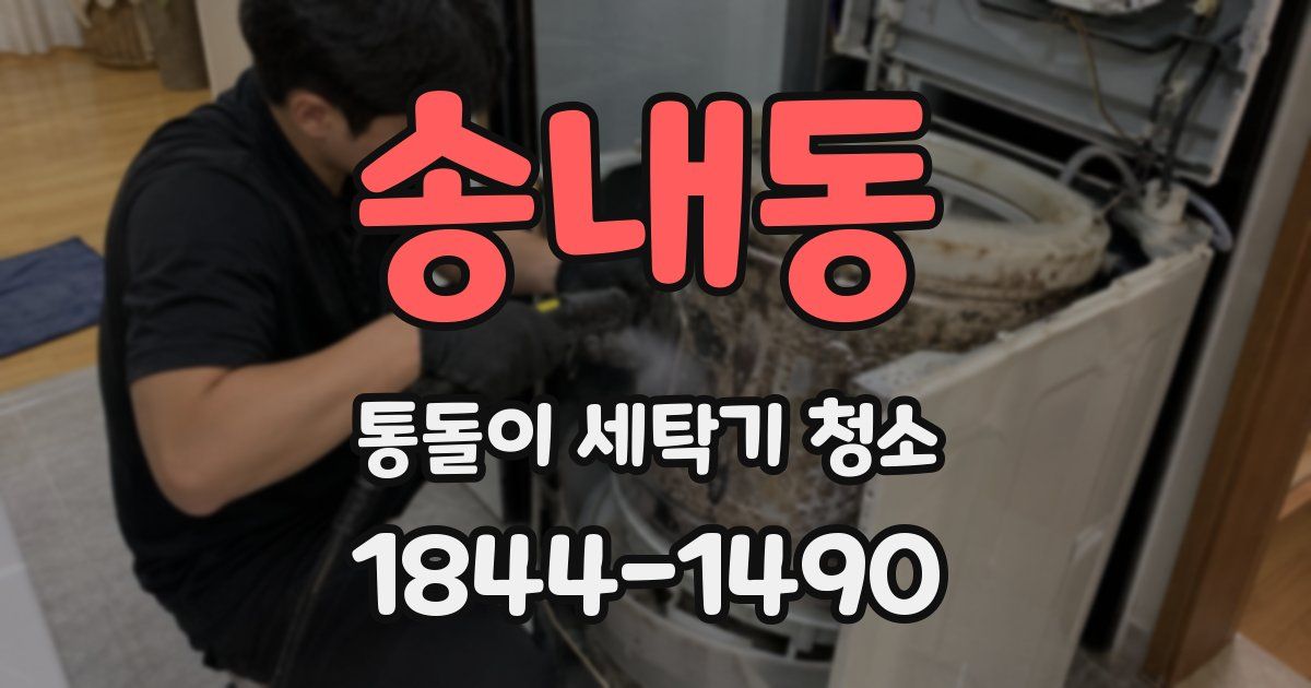 송내동 통돌이 세탁기 청소