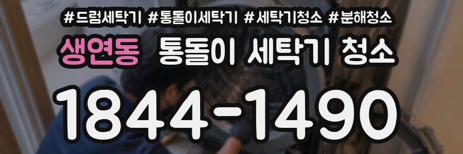 생연동 통돌이 세탁기 청소