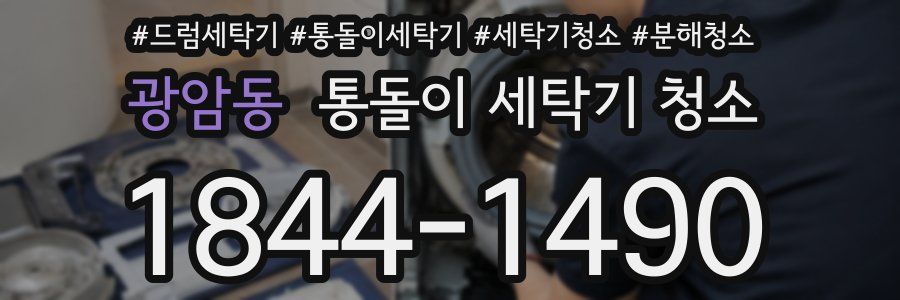 광암동 통돌이 세탁기 청소