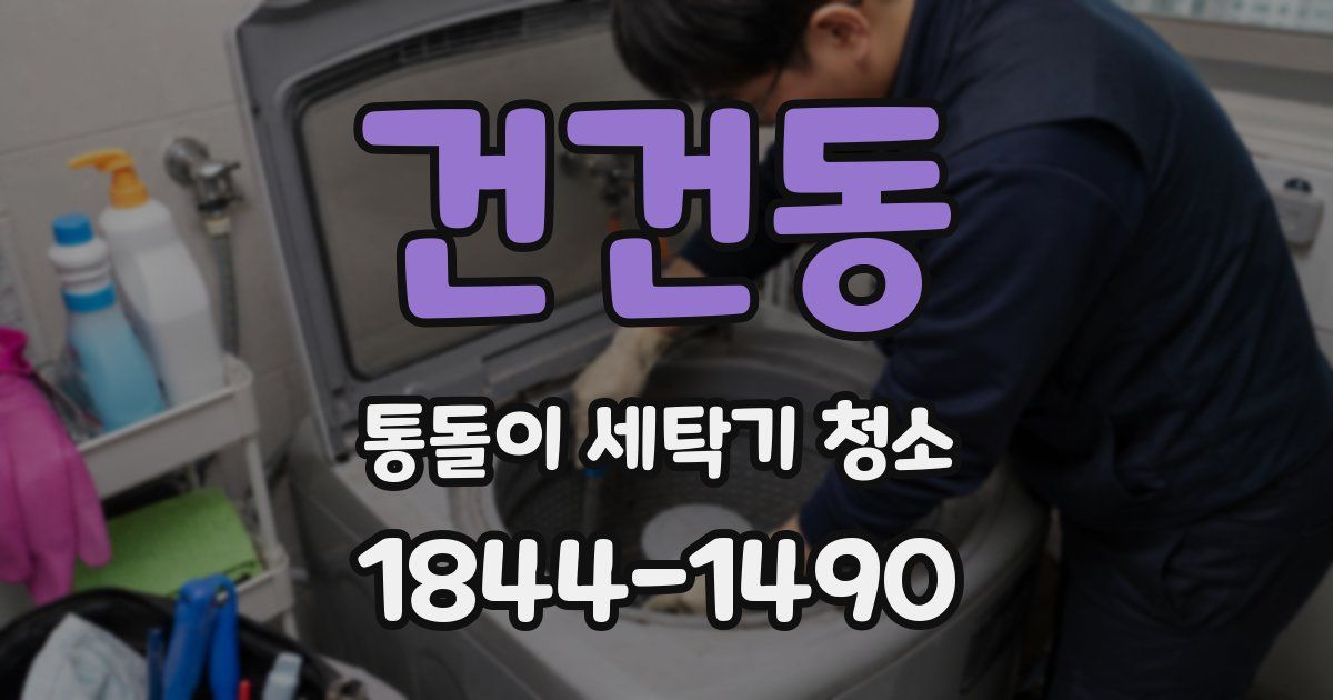 건건동 통돌이 세탁기 청소
