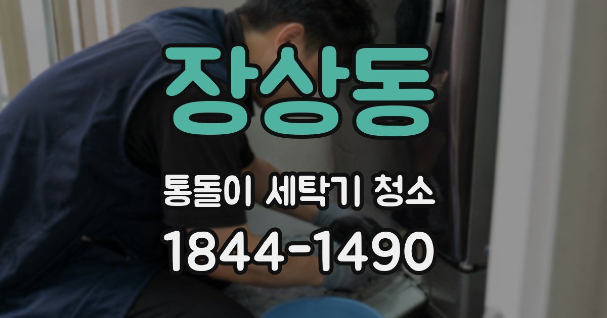 장상동 통돌이 세탁기 청소