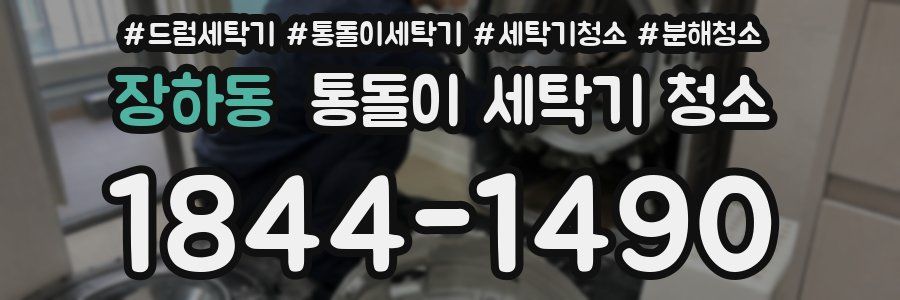 장하동 통돌이 세탁기 청소