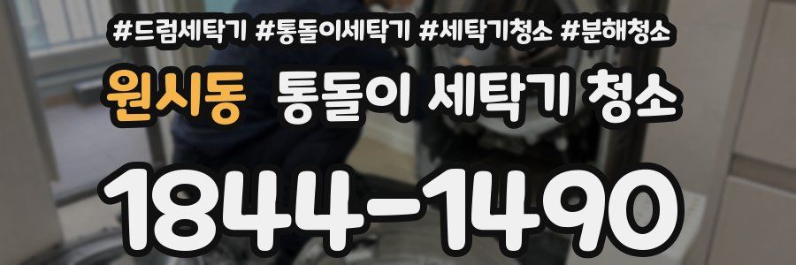 원시동 통돌이 세탁기 청소