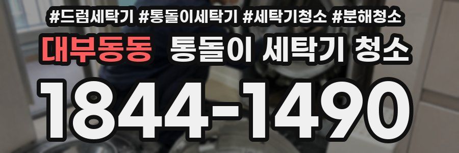 대부동동 통돌이 세탁기 청소