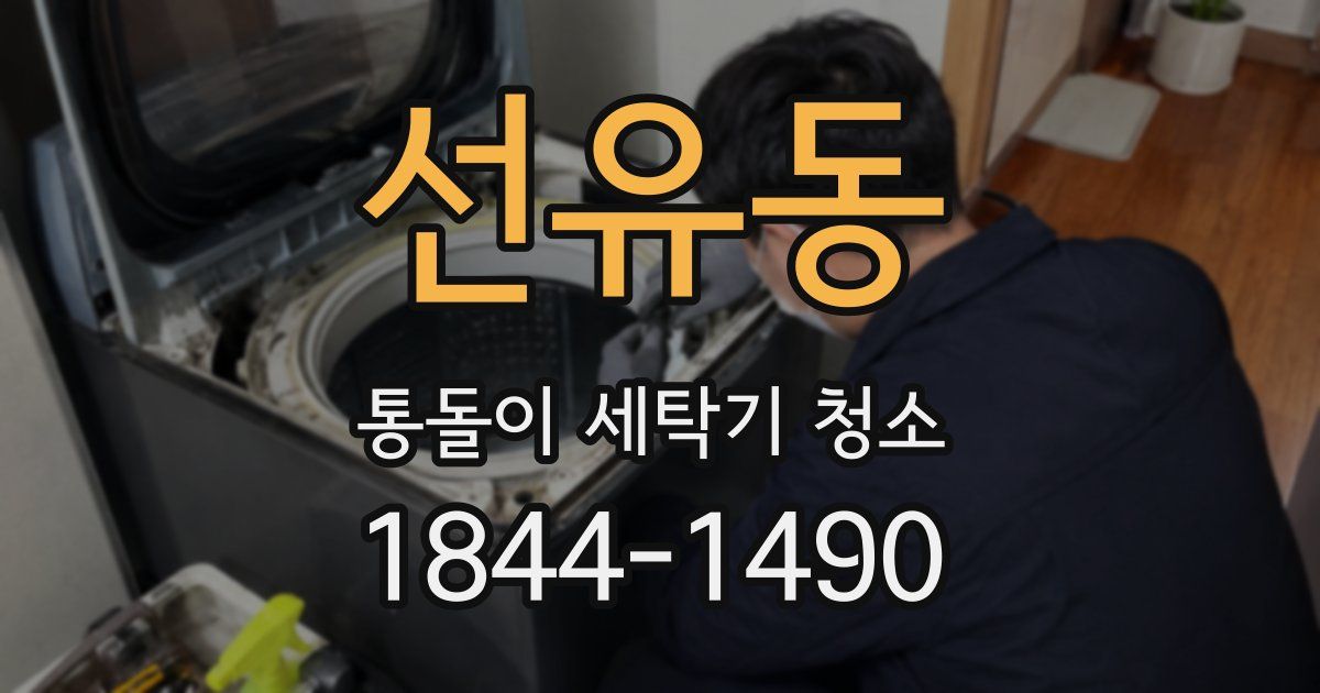 선유동 통돌이 세탁기 청소