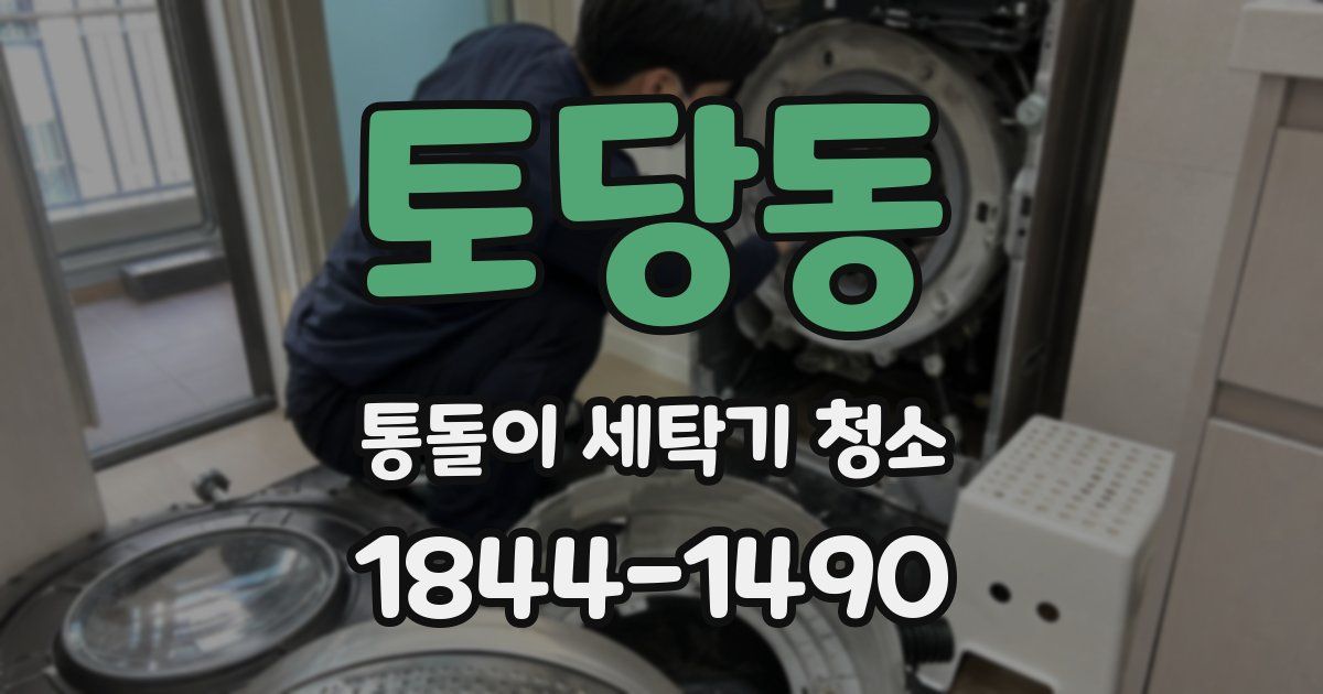 토당동 통돌이 세탁기 청소
