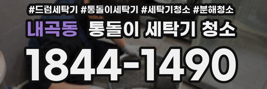 내곡동 통돌이 세탁기 청소