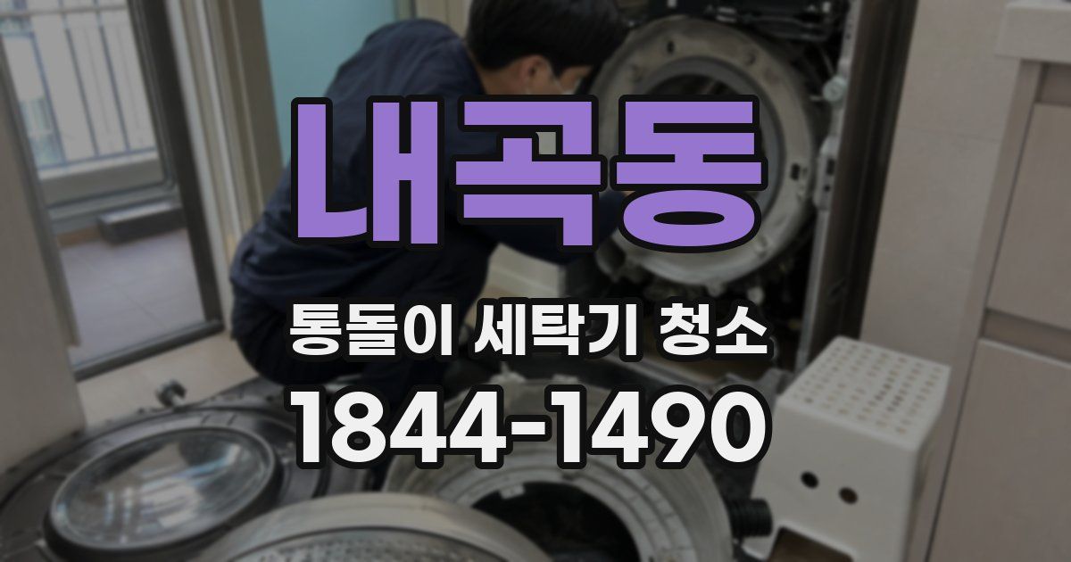 내곡동 통돌이 세탁기 청소