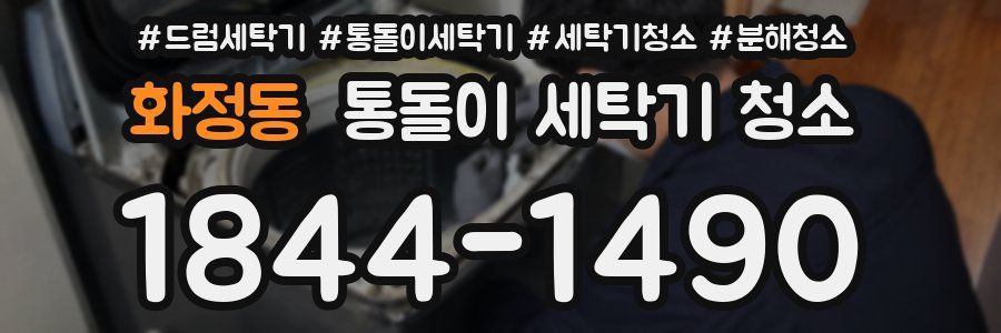 화정동 통돌이 세탁기 청소