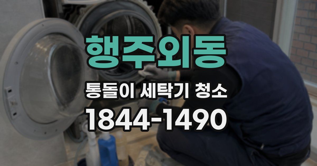 행주외동 통돌이 세탁기 청소
