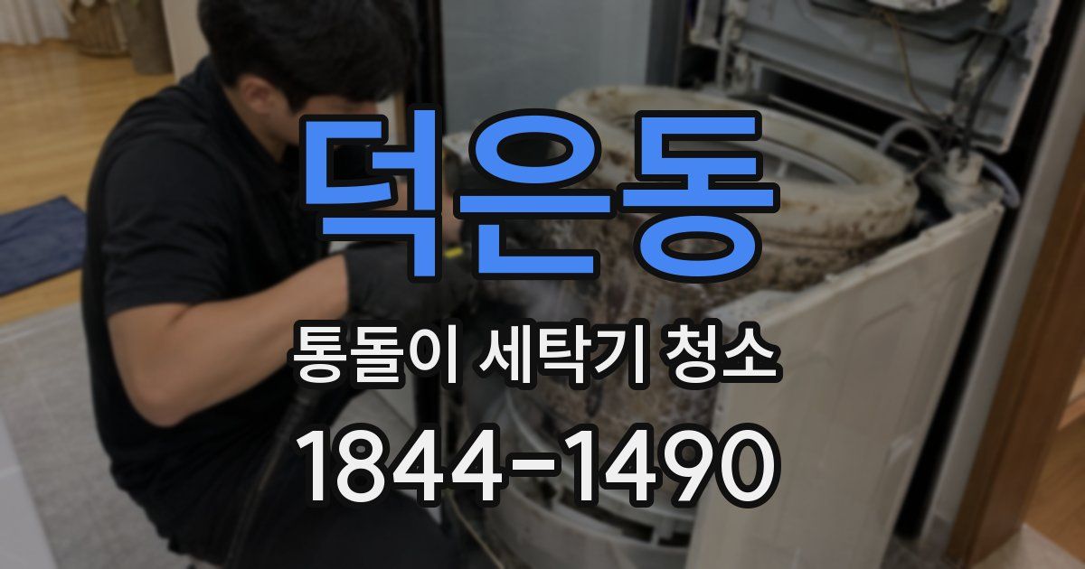 덕은동 통돌이 세탁기 청소