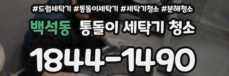 백석동 통돌이 세탁기 청소