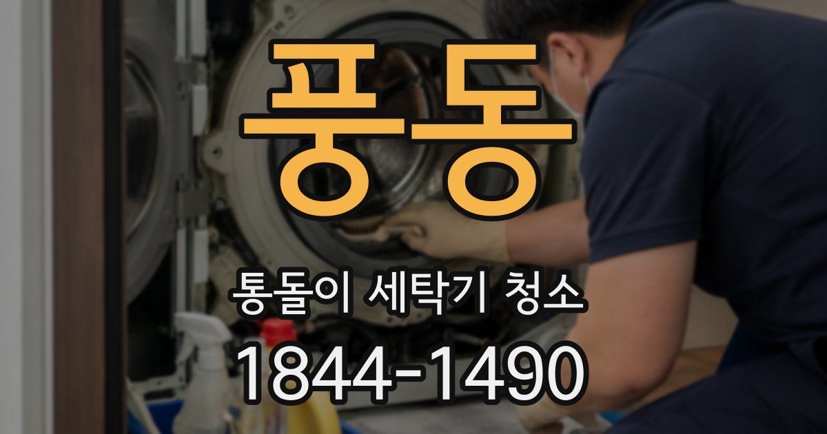 풍동 통돌이 세탁기 청소