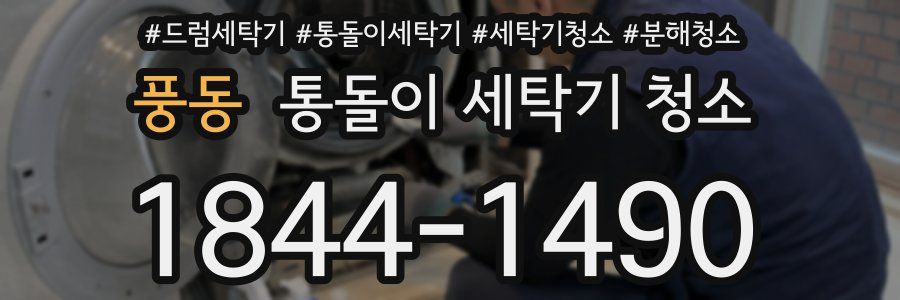 풍동 통돌이 세탁기 청소