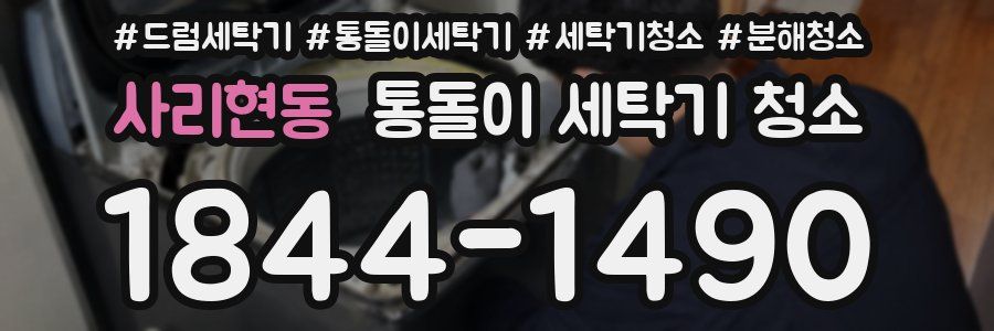 사리현동 통돌이 세탁기 청소