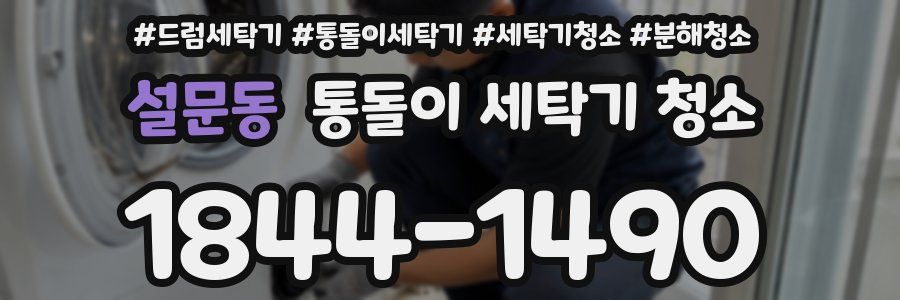 설문동 통돌이 세탁기 청소